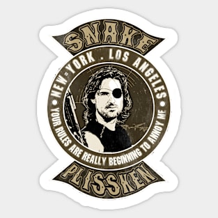 Snake Plissken Vintage Sticker